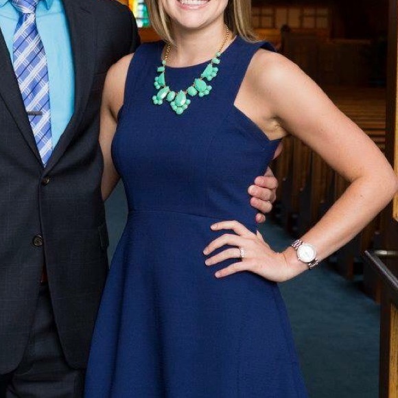 Banana Republic Dresses & Skirts - NWOT! Blue Banana Republic Fit and Flare Dress